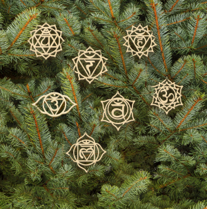Baumschmuck „Chakra“ 7er Set