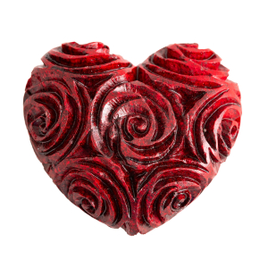 Speckstein „Rosenherz“, klein