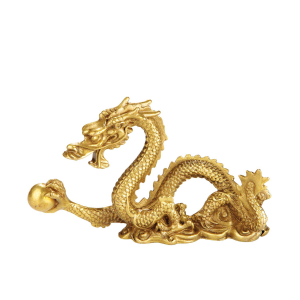 Schutzdrache Messing