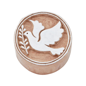 Holzstempel „Friedenstaube”