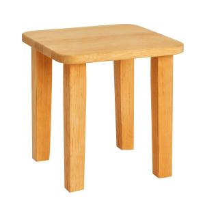 Großer Pflanzenhocker aus Erlenholz
