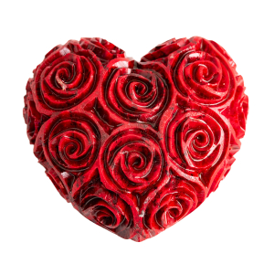 Speckstein „Rosenherz“, mittel