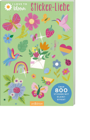 I love to Bloom Sticker-Liebe