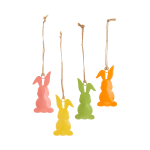 Gartenhänger „Osterhase“, 4er Set
