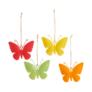 Gartenhänger „Schmetterling“, 4er Set