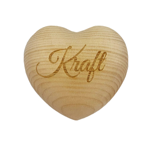 Zirbenholz-Herz „Kraft“