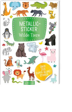 Metallic Sticker – Wilde Tiere